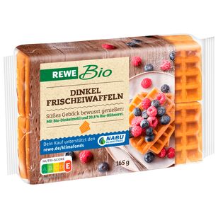 Rewe BIO Dinkel Frischeiwaffel