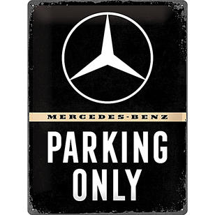 Blechschild Mercedes Parking